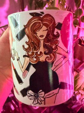 Delish "Just Put On Some Lipstick, Everything Will Be Fine" 15 oz Coffee Mug